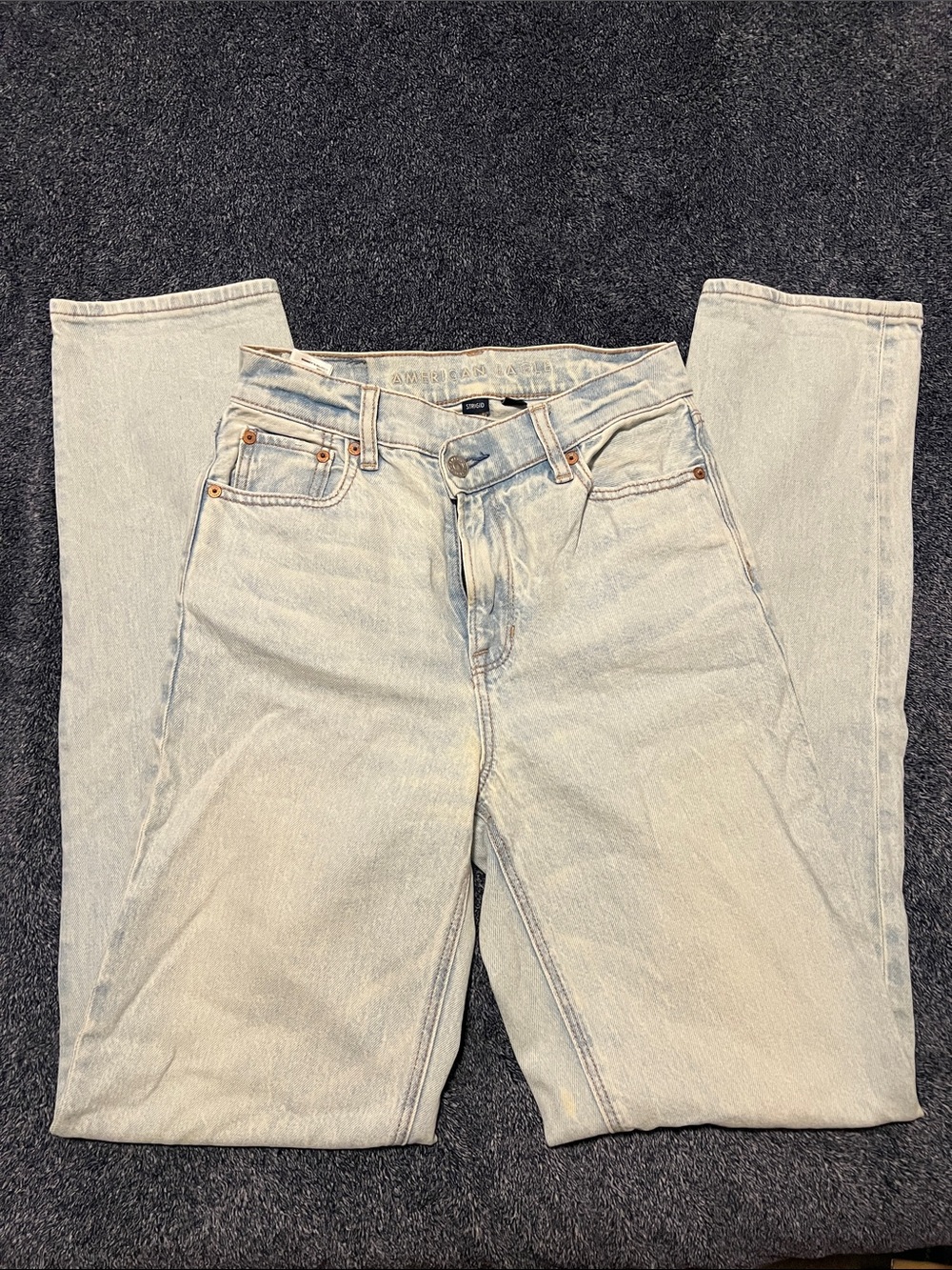 American Eagle Outfitters Light Blue Straight Jeans